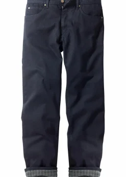Herren bonprix Jeans|Thermobekleidung|Thermo Classic Fit Jeans mit kuscheligem Flanellfutter, Straight