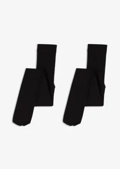 Damen bonprix Wäsche·Socken & Strumpfhosen|Thermounterwäsche|Thermo Fleece Strumpfhose 140den (2er Pack)
