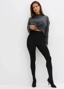 Damen bonprix Wäsche·Socken & Strumpfhosen|Thermounterwäsche|Thermo Fleece Strumpfhose 140den (2er Pack)