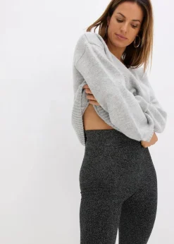 Damen bonprix Wäsche·Socken & Strumpfhosen|Thermounterwäsche|Thermo Fleece Strumpfhose aus Glitzergarn