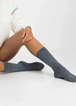 Discount Thermo Frottee Socken mit Bio-Baumwolle (4er Pack) Damen Socken|Socken