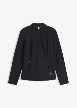 Damen bonprix Bekleidung·Sweat|Nachhaltigere Materialien|Thermo Funktionsjacke mit halben Reißverschluss, schnelltrocknend