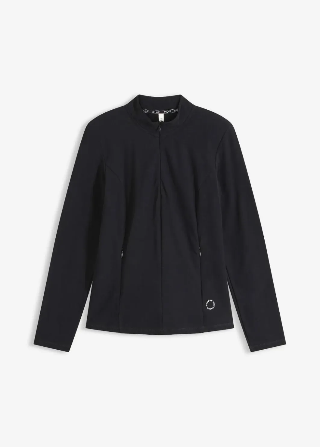 Damen bonprix Bekleidung·Sweat|Nachhaltigere Materialien|Thermo Funktionsjacke mit halben Reißverschluss, schnelltrocknend