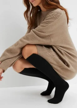 Best Thermo Kniestrümpfe 120den in Feinstrumpfqualität mit Innenfleece (3er Pack) Damen Thermounterwäsche|Socken & Strumpfhosen