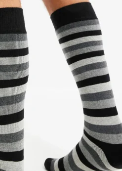 Damen bonprix Socken|Socken|Thermo Kniestrümpfe mit weichem Innenfrottee mit Bio-Baumwolle (3er Pack)