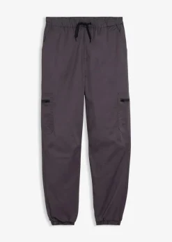 Kinder bonprix Jungen 9-16 Jahre·Jacken & Outdoor|Jungen 9-16 Jahre·Hosen|Thermo Loose Fit Cargohose mit Jerseyfutter