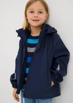 Kinder bonprix Jungen 2-8 Jahre·Jacken & Outdoor|Thermo Regenjacke mit abnehmbarer Kapuze und reflektierende Details