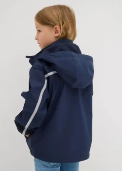 Kinder bonprix Jungen 2-8 Jahre·Jacken & Outdoor|Thermo Regenjacke mit abnehmbarer Kapuze und reflektierende Details