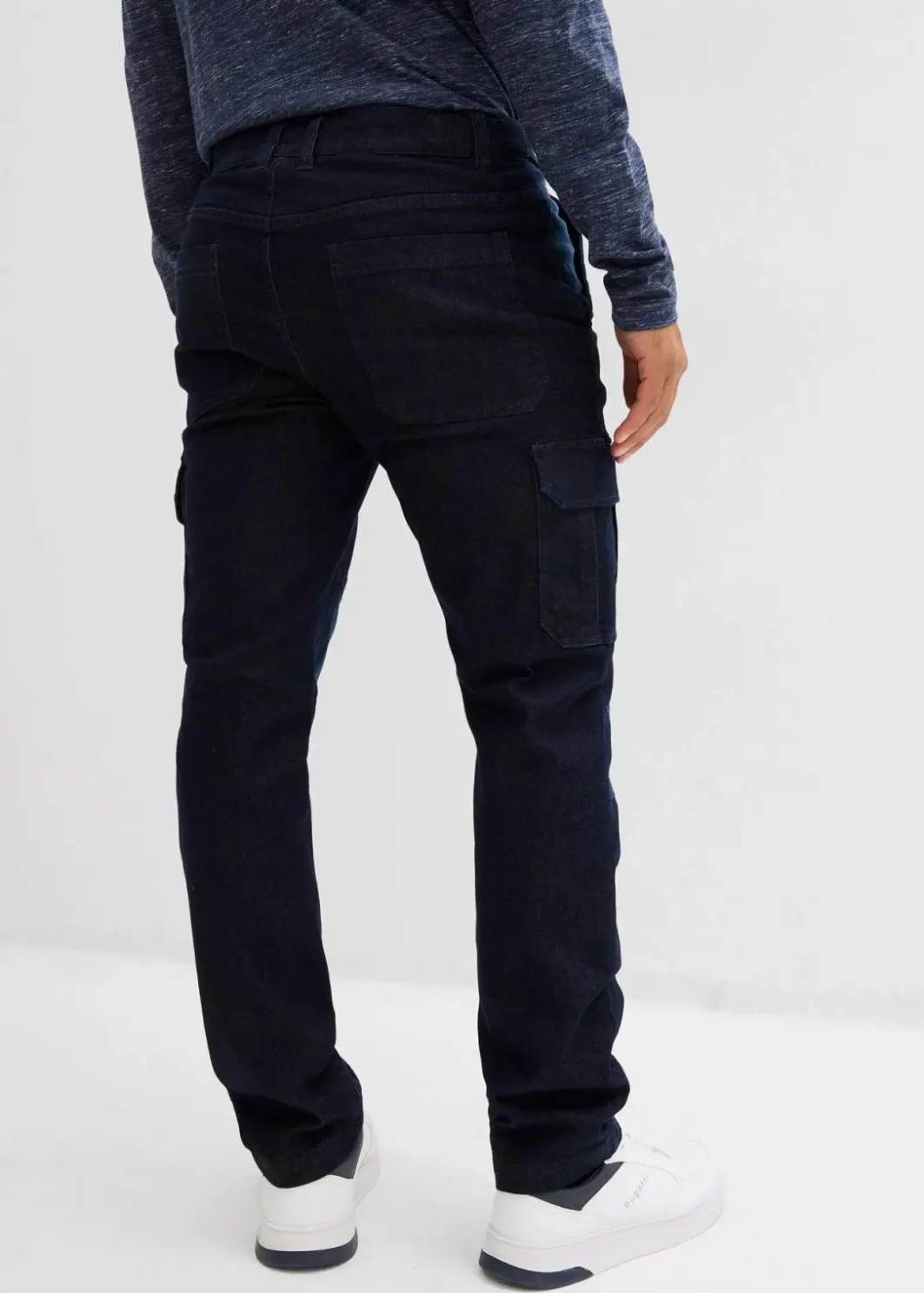 Best Thermo Regular Fit Cargo-Jeans mit Komfortbund und Flanellfutter, Straight Herren Große Größen|Thermobekleidung