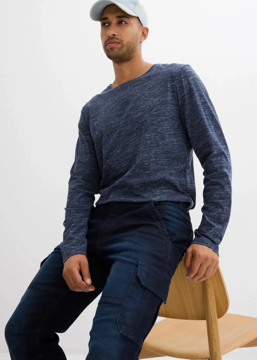 Best Thermo Regular Fit Cargo-Jeans mit Komfortbund und Flanellfutter, Straight Herren Große Größen|Thermobekleidung