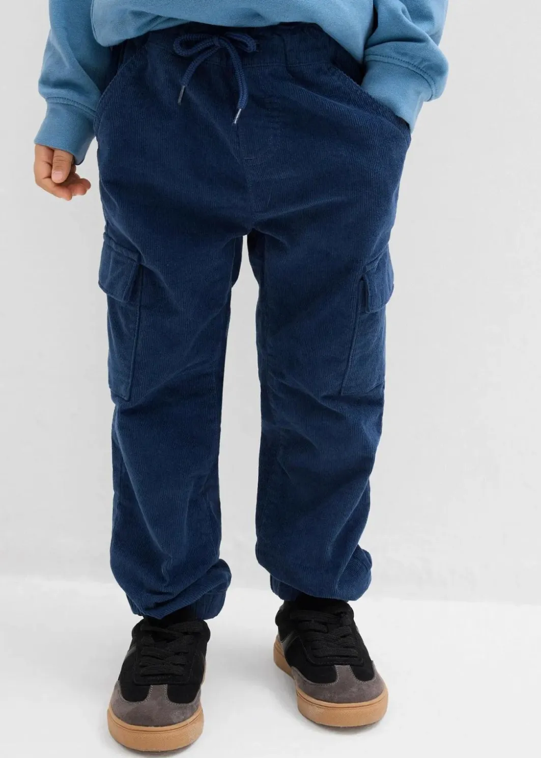 Outlet Thermo Regular Fit Cargo-Schlupfhose aus Cord mit Jerseyfutter Kinder Jungen 2-8 Jahre·Jeans & Hosen
