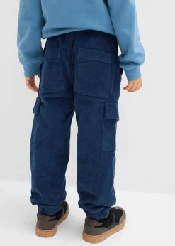 Outlet Thermo Regular Fit Cargo-Schlupfhose aus Cord mit Jerseyfutter Kinder Jungen 2-8 Jahre·Jeans & Hosen