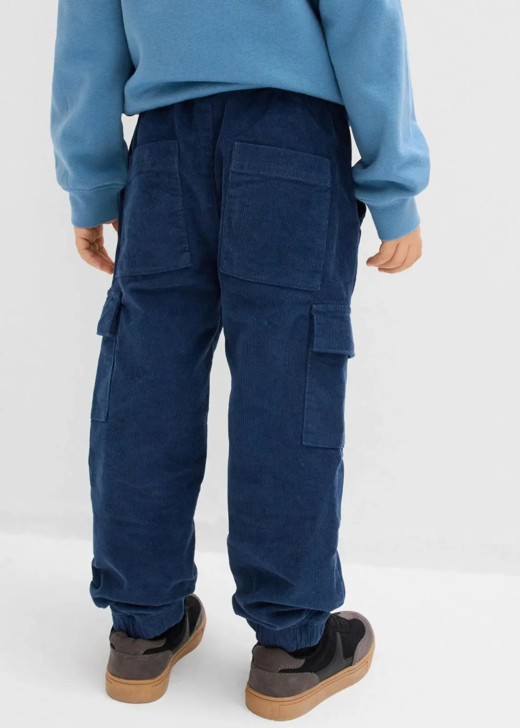 Outlet Thermo Regular Fit Cargo-Schlupfhose aus Cord mit Jerseyfutter Kinder Jungen 2-8 Jahre·Jeans & Hosen