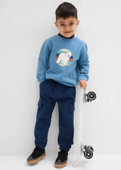 Outlet Thermo Regular Fit Cargo-Schlupfhose aus Cord mit Jerseyfutter Kinder Jungen 2-8 Jahre·Jeans & Hosen