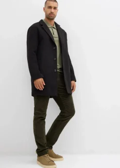 Discount Thermo Regular Fit Schlupf-Cordhose mit Flanellfutter, Straight Herren Hosen|Thermobekleidung