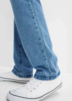 Herren bonprix Große Größen|Outdoorbekleidung|Thermo Regular Fit Schlupf-Jeans mit Flanellfutter, Straight