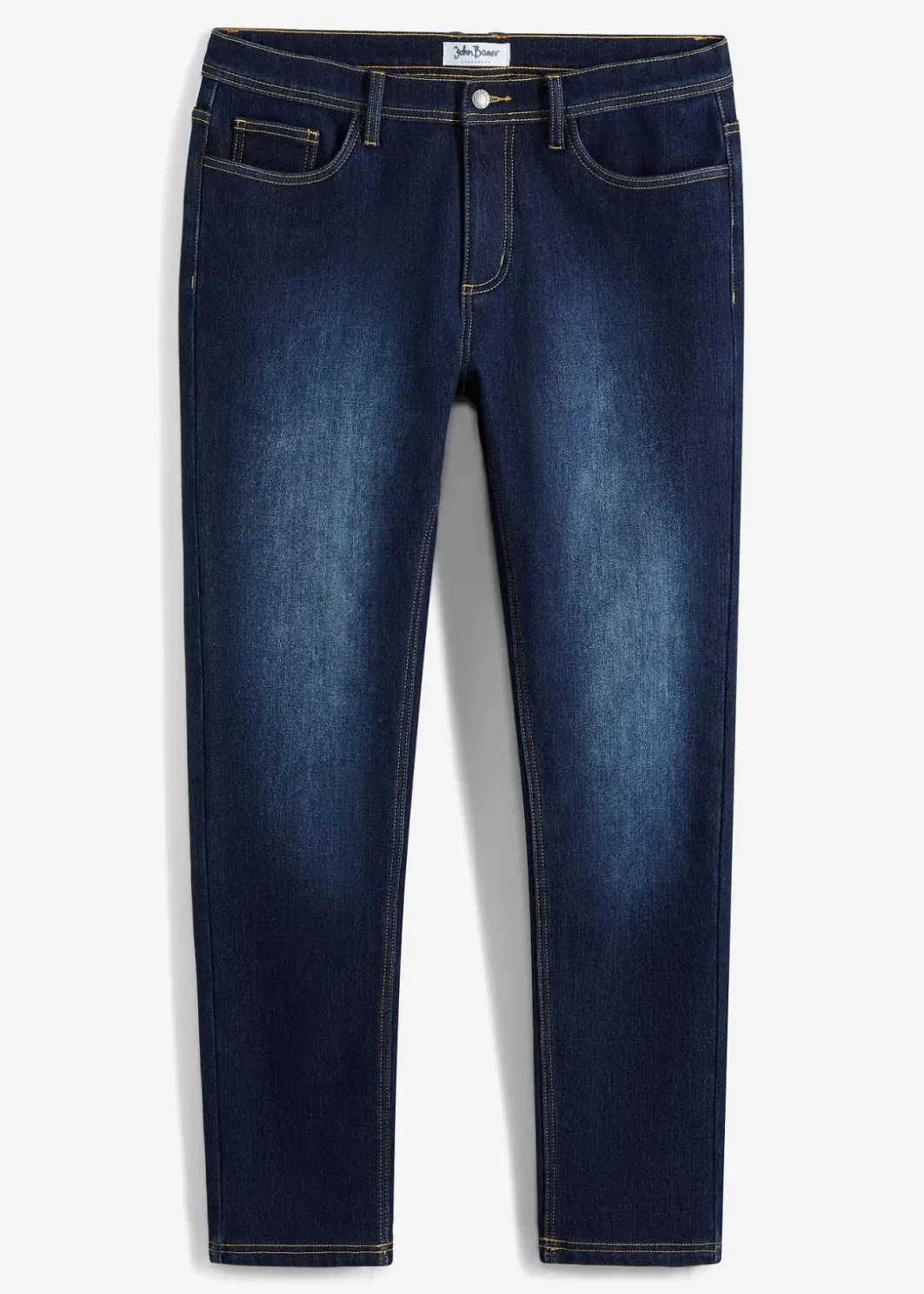 Herren bonprix Thermobekleidung|Jeans|Thermo Regular Fit Stretch-Jeans mit wärmender Innenseite, Straight