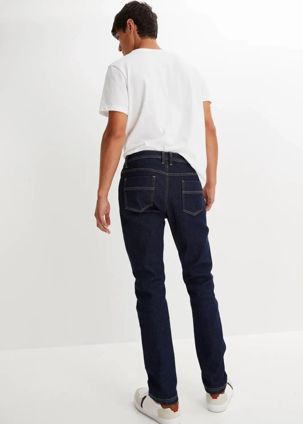 Herren bonprix Thermobekleidung|Jeans|Thermo Regular Fit Stretch-Jeans mit wärmender Innenseite, Straight