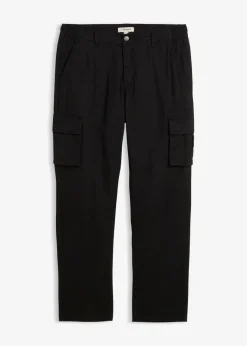 New Thermo Relaxed Fit Cargohose mit Flanellfutter und Komfortbund, Straight Herren Große Größen|Thermobekleidung