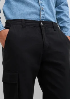 New Thermo Relaxed Fit Cargohose mit Flanellfutter und Komfortbund, Straight Herren Große Größen|Thermobekleidung