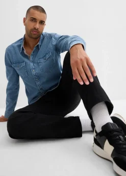 New Thermo Relaxed Fit Cargohose mit Flanellfutter und Komfortbund, Straight Herren Große Größen|Thermobekleidung