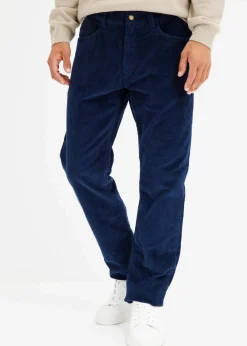 Herren bonprix Hosen|Thermobekleidung|Thermo Relaxed Fit Cordhose mit Flanellfutter, Straight