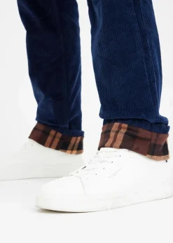 Herren bonprix Hosen|Thermobekleidung|Thermo Relaxed Fit Cordhose mit Flanellfutter, Straight