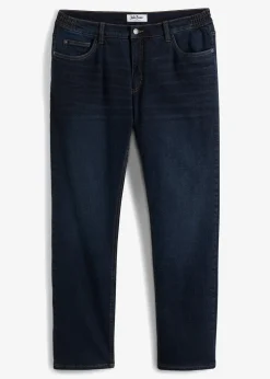 Herren bonprix Jeans|Thermobekleidung|Thermo Relaxed Fit Stretch-Jeans mit Komfortbund, Straight