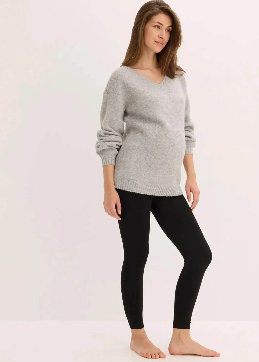 Outlet Thermo Schwangerschaft Fleece Leggings 140 DEN Damen Wäsche·Still- & Umstandswäsche|Bekleidung·Blazer