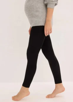 Outlet Thermo Schwangerschaft Fleece Leggings 140 DEN Damen Wäsche·Still- & Umstandswäsche|Bekleidung·Blazer