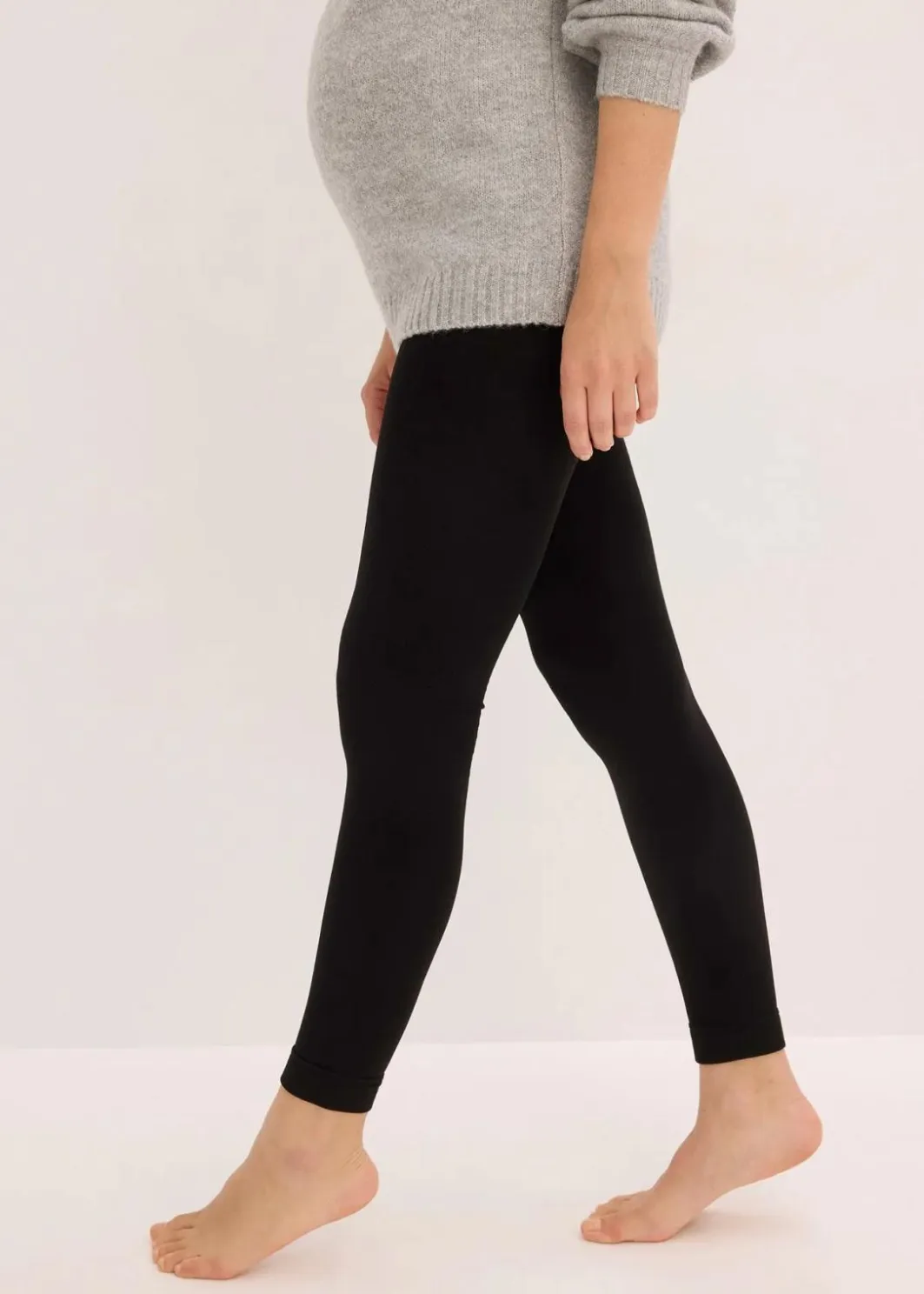 Outlet Thermo Schwangerschaft Fleece Leggings 140 DEN Damen Wäsche·Still- & Umstandswäsche|Bekleidung·Blazer