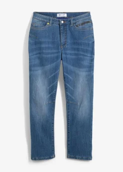 Kinder bonprix Jungen 9-16 Jahre·Bademode|Jungen 9-16 Jahre·Jacken & Outdoor|Thermo Slim-Fit-Jeans mit Flanellfutter, Tapered