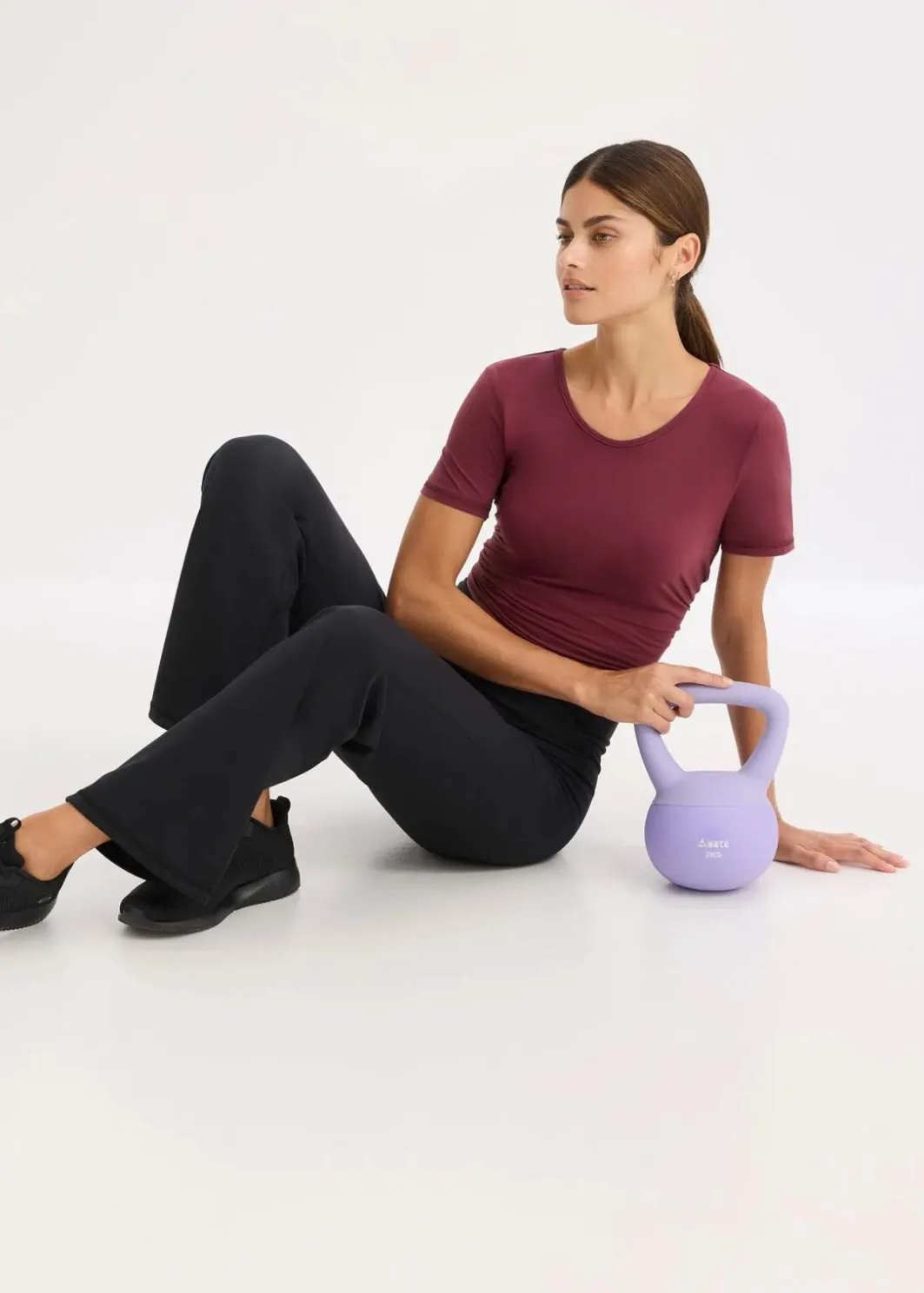 Hot Thermo Sport-Hose aus weichem Material, gerades Bein Damen Hosen|Sportbekleidung