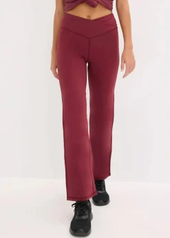 Damen bonprix Bekleidung·Sweat|Bekleidung·Kleider|Thermo Sport-Hose aus weichem Material, gerades Bein