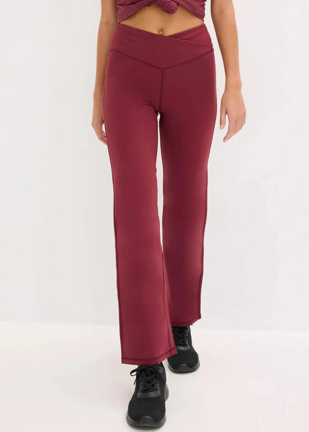Damen bonprix Bekleidung·Sweat|Bekleidung·Kleider|Thermo Sport-Hose aus weichem Material, gerades Bein