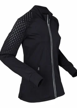 Damen bonprix Outdoorbekleidung|Thermobekleidung|Thermo Sportjacke mit reflektierendem Druck