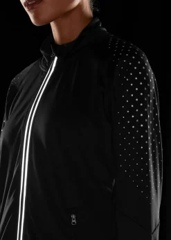 Damen bonprix Outdoorbekleidung|Thermobekleidung|Thermo Sportjacke mit reflektierendem Druck