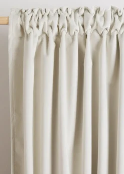 bonprix Vorhänge|Fensterverdunkelung|Thermo Verdunkelungsvorhang mit samtiger Oberfläche (1er Pack)