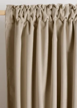 Sale Thermo Verdunkelungsvorhang mit samtiger Oberfläche (1er Pack) Vorhänge|Fensterverdunkelung