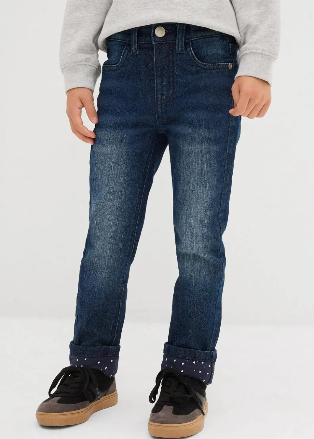 Kinder bonprix Mädchen 2-8 Jahre·Jeans & Hosen|Mädchen 9-16 Jahre·Jeans|Thermojeans mit Jerseyfutter Slim Fit