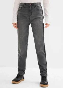 Kinder bonprix Mädchen 9-16 Jahre·Jeans|Mädchen 9-16 Jahre·Jacken & Outdoor|Thermojeans mit Jerseyfutter Mid Waist