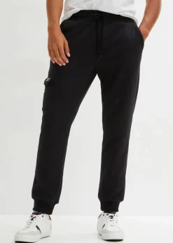 Herren bonprix Große Größen|Outdoorbekleidung|Thermo-Jogginghose mit Cargo-Taschen und Teddyfutter