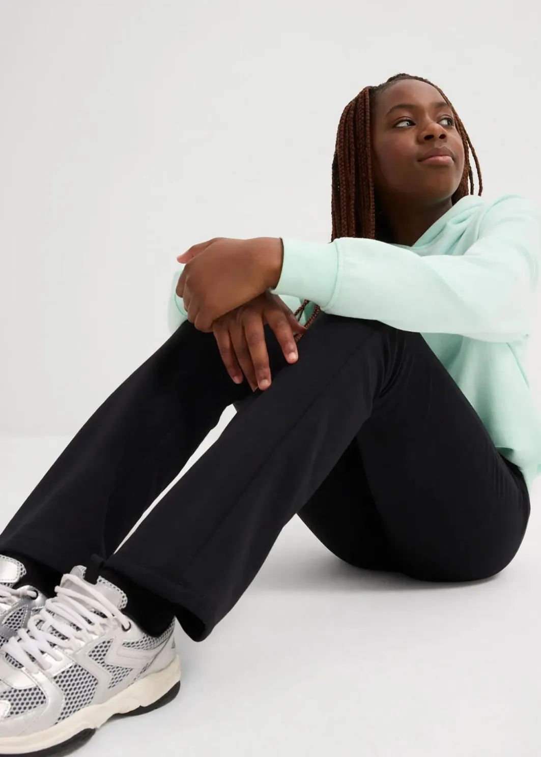 Kinder bonprix Mädchen 9-16 Jahre·Mehrfachpacks|Mädchen 9-16 Jahre·Hosen & Leggings|Thermo-Leggings Bootcut (2er Pack)