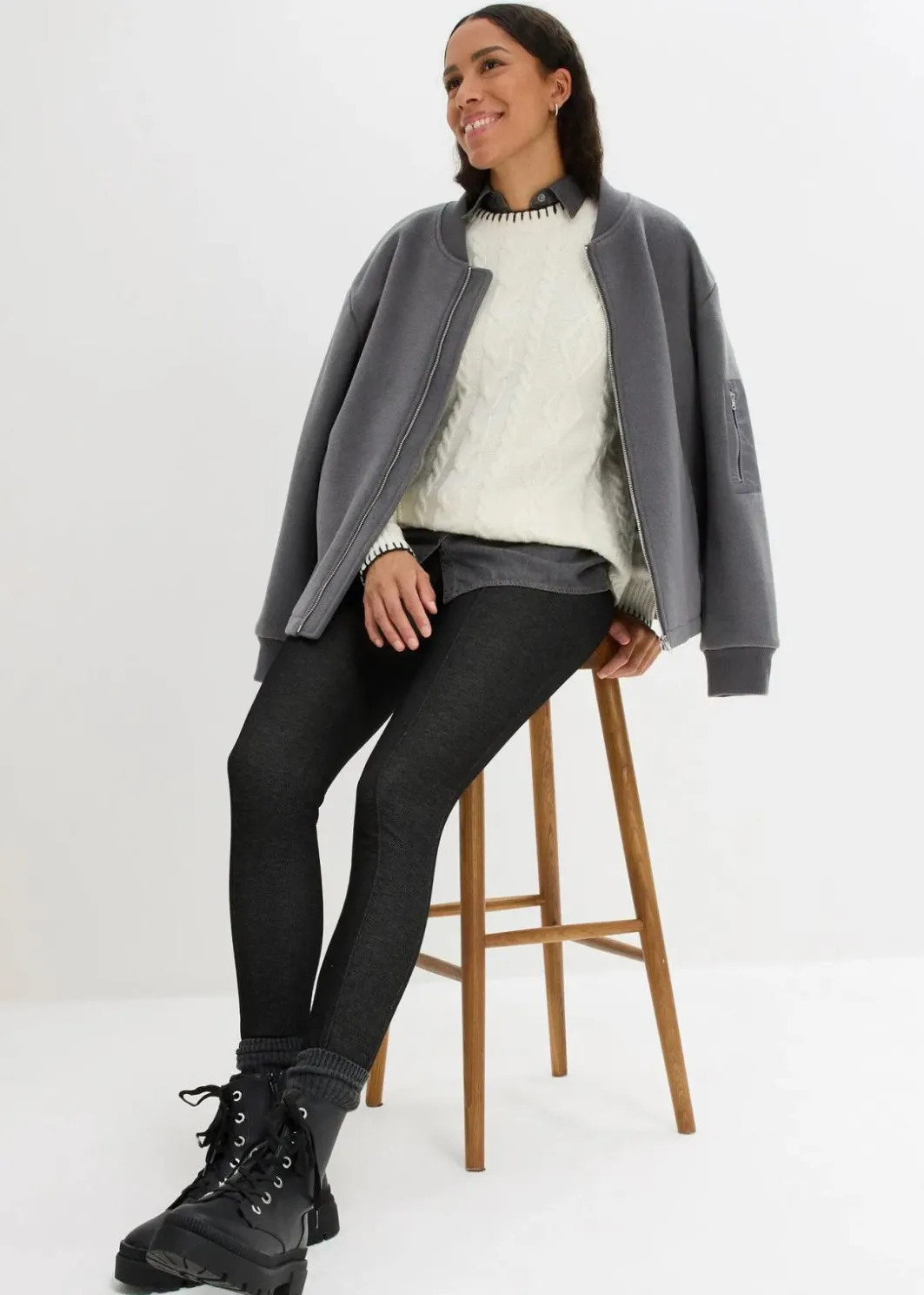 Online Thermo-Leggings in Jeansoptik Damen Thermobekleidung|Hosen