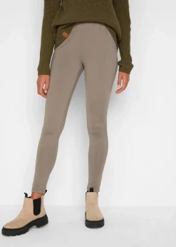 Damen bonprix Hosen|Thermobekleidung|Thermo-Leggings mit Bequembund