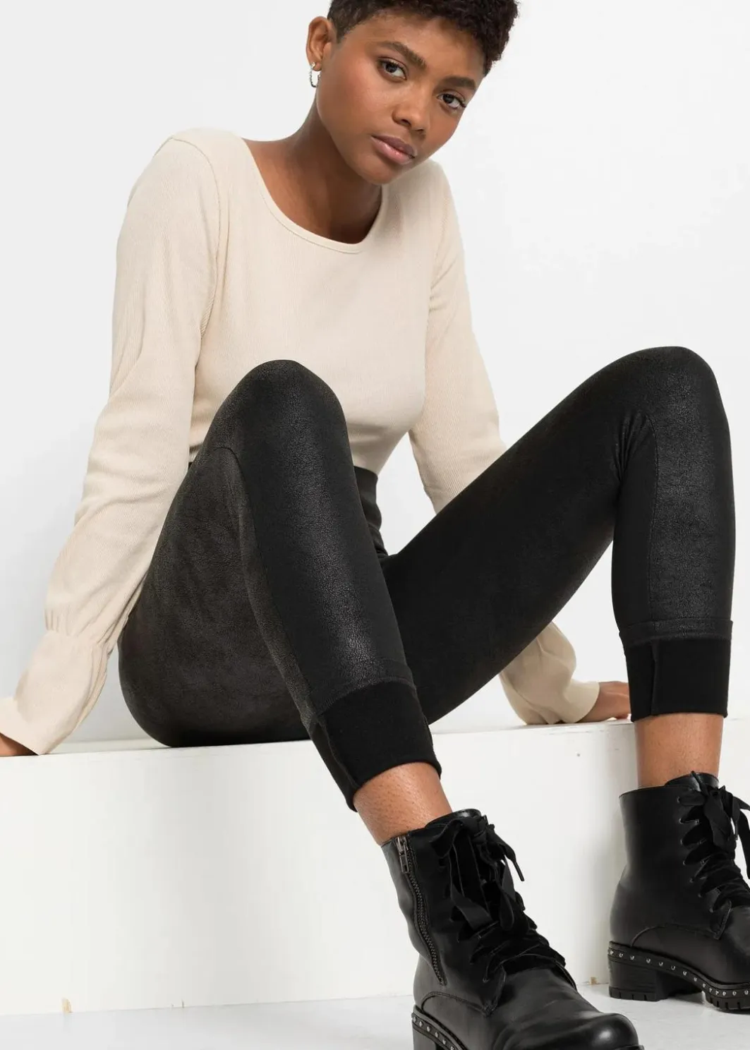 Sale Thermo-Leggings mit Beschichtung Damen Thermobekleidung|Hosen