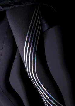 Damen bonprix Bekleidung·Sweat|Bekleidung·Kleider|Thermo-Leggings mit reflektierenden Details, knöchelfrei