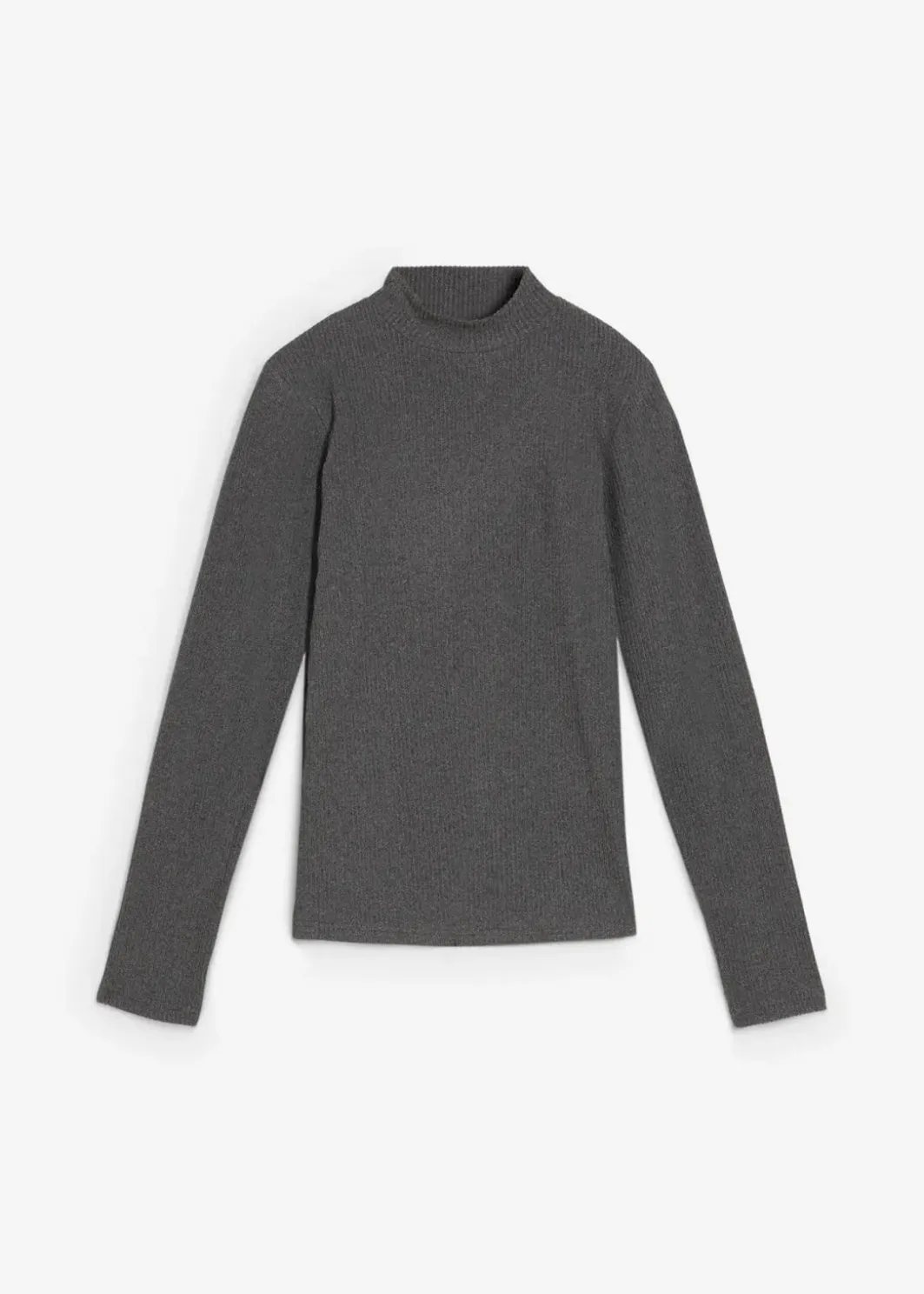 Damen bonprix Shirts & Tops|Sportbekleidung|Thermoshirt mit Stehkragen