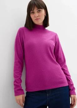 New Thermoshirt mit Stehkragen Damen Outdoorbekleidung|Thermobekleidung