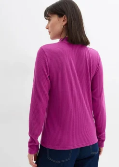 New Thermoshirt mit Stehkragen Damen Outdoorbekleidung|Thermobekleidung